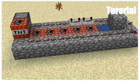 HOW TO MAKE A FLYING TNT LAUNCHER/TNT CANNON IN MCPE 0.15.0Minecraft