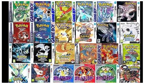 Todos Los Juegos De Pokémon En Orden (cronológico)