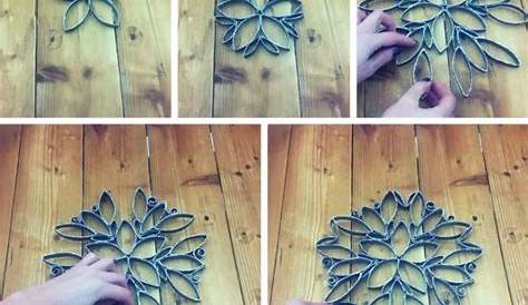 Beautiful DIY Toilet Paper Roll Ornament Turned Into a Star - YouTube