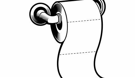 Toilet Paper Roll Vector Illustration Royalty Free Stock Photo - Image