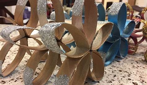 DIY Star Ornament From Toilet Paper Rolls - Musely