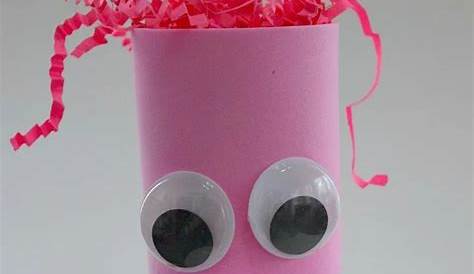 Toilet Paper Roll Valentine Craft Love Bugs For 's Day Red Ted Art Kids S