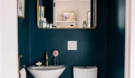 Toilette Bleu Nuit Relooking s 25 Façons D’adopter Le En 2020