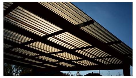 Toiture Polycarbonate Prix M2 En Et Structure Bois