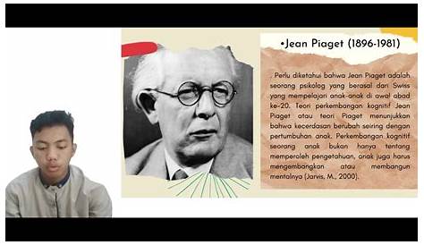 JEAN PIAGET (Tokoh Psikologi Perkembangan Kognitif)|PSYCHOLOGYMANIA