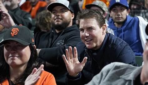 Tom Cruise looks different at baseball game