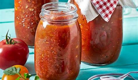 Tomatensoße aus dem Backofen | Tomatensoße einkochen, Grillsoßen