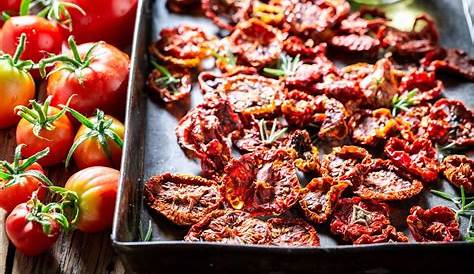 Getrocknete Tomaten im Backofen - selber machen - Nur 5 Zutaten