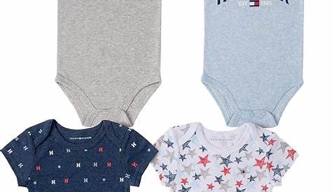 Tommy Hilfiger BabyBoys Infant Onesies with tie Rays of Bliss