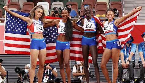 U.S. Women Win 4x400, And Allyson Felix Becomes The Most Decorated U.S