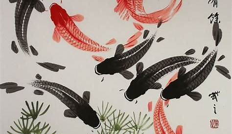 Chinese Koi Fish Paintings Photograph - c photos and wallpapers