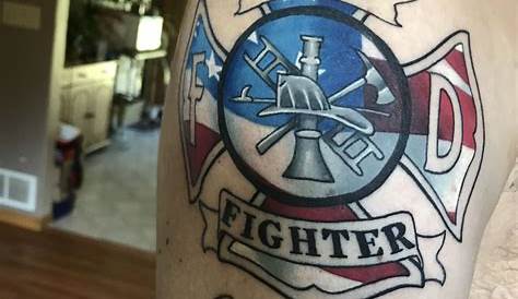Firefighter tattoo Brother Tattoos, Tattoos For Guys, Cool Tattoos