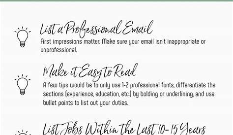 Top Resume Tips 2020 12 And Lifehacks ⋆ Best Practices