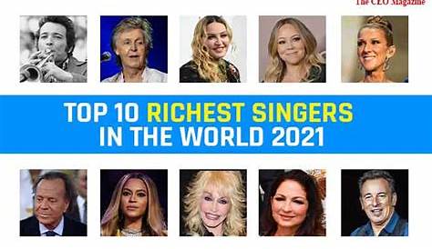Top Ten Richest Singers in the World 2021