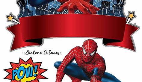 Pin by neguinha on Homem-Aranha | Spiderman cake topper, Spiderman cake
