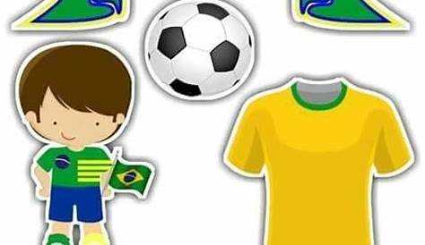 Topo de Bolo Brasil | Bolo brasil, Temas de futebol para festas