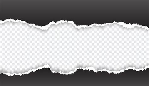 Angle Torn Sky Effect Edge Black White Clipart - Black Png Torn Paper