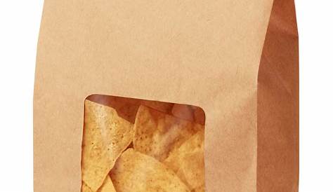 Tortilla Chips Food in White Paper Bag Stock Photo Image of tortilla