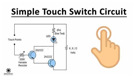 Touch ON OFF Switch Circuit for Appliance using 555 Touch Switch