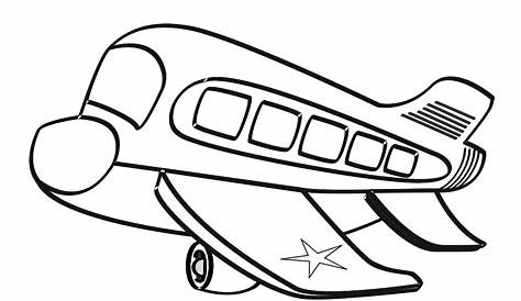 Toy Plane Clipart Black And White Best Airplane 28603