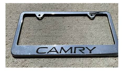 Toyota Camry License Plate Frame
