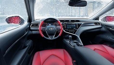 2018 Toyota Camry XSE V6 / cockpit Red interior YouTube