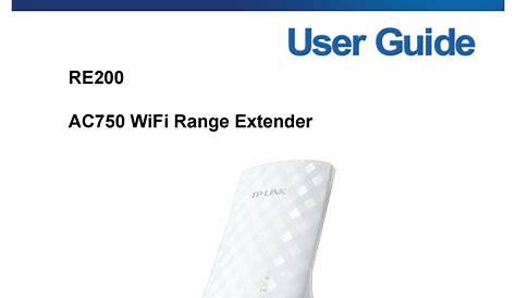 Tp-Link Ac750 Wifi Range Extender User Manual