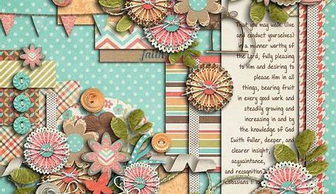 Floral feminine scrapbook collage design element | premium image by
