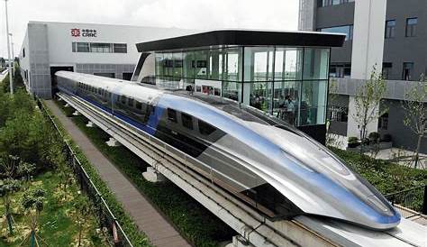 La Chine dévoile le prototype du train à sustentation magnétique le