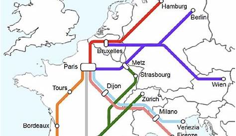European Train Network map - Voyages-sncf.com | Train travel, Europe