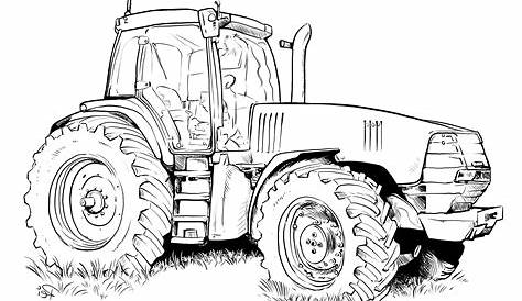 traktor zeichnungen zum ausmalen