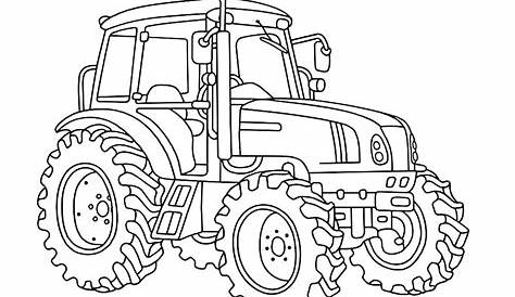 traktoren bilder zum ausmalen | Tractor coloring pages, Coloring pages
