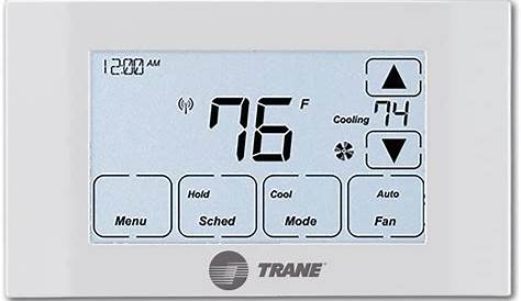 My Trane thermostat display is blank and I want to check the batteries