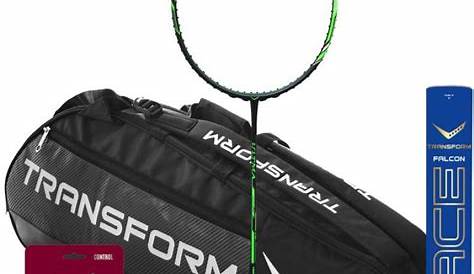 Transform 1.0 Double Zip Kitbag one string Badminton Racket Combo Kit