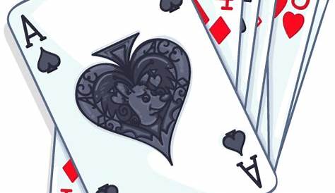 individual playing cards clipart - Clipground