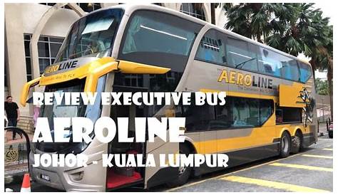 Transportasi Bus Ekspres antara Kuala Lumpur dan Johor Bahru di Malaysia