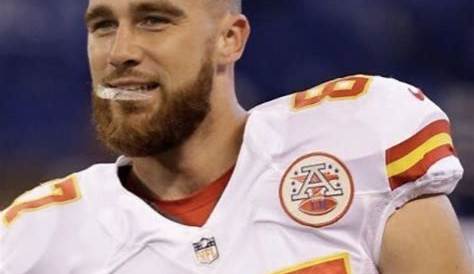 Travis Kelce With Hair / + during the fourth quarter at arrowhead
