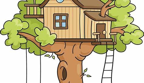 Tree House Drawings Cottage Drawing Whimsical Art Drawing