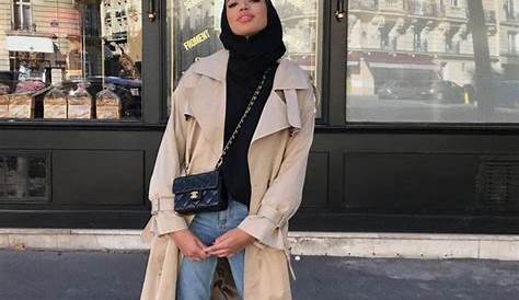 Trench Coat Outfit Spring Hijab