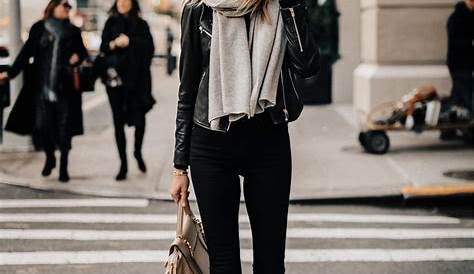 Trendy Black Jacket Outfits