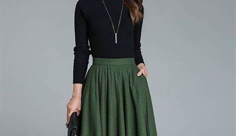 Trendy Modest Skirt Outfits