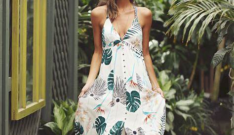 Trendy Vacation Outfits Tropical