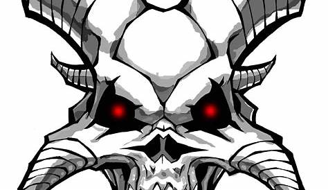 Tribal Demon Skull by Oblivion-design on DeviantArt