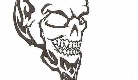 Demon Skull Drawing at GetDrawings | Free download