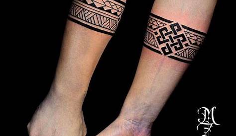 Artistic Expression: Maori Armband Tattoo Design by Abhishekvalanju