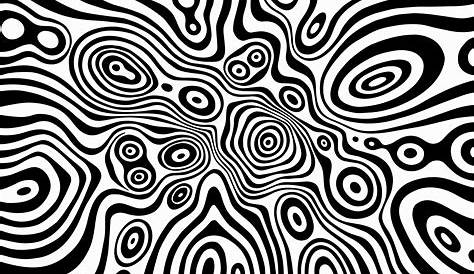 Black white psychedelic vector shapes wallpaper | 1920x1200 | 30812