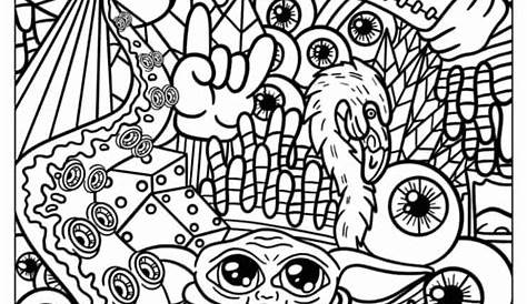 Free Trippy Coloring Pages To Print, Download Free Trippy Coloring