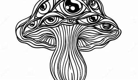 Image result for Trippy Mushroom Drawings | Mushroom drawing