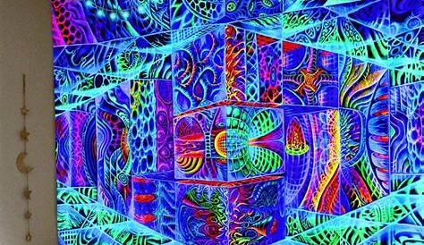 Trippy Tapestry Psychedelic Spiritual Luminokaya Psyart Nature - Etsy