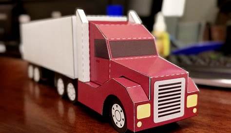 Free Download Paper Model Trucks | Trailer-FarmersShipping | Paper